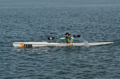 the paddle channel surfski